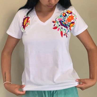 White Handmade T-Shirts