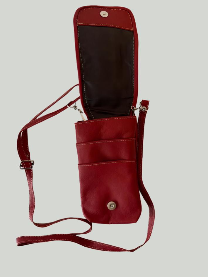 Phone Crossbody Bag Red