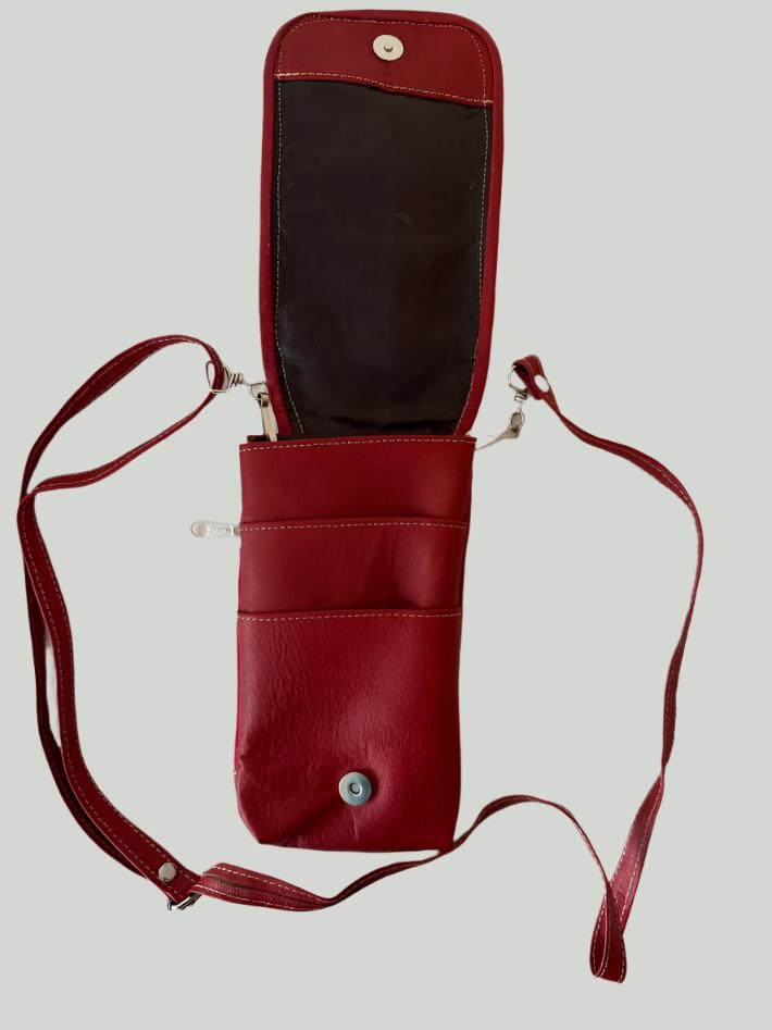 Phone Crossbody Bag Red