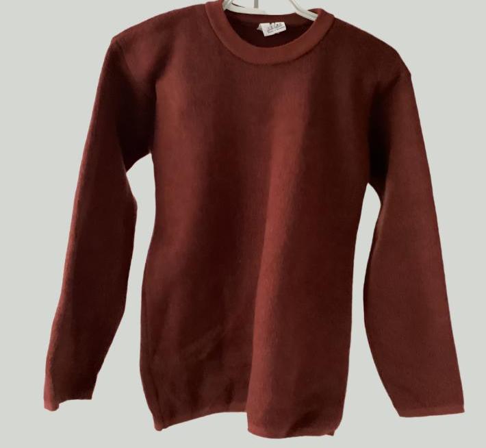 Alpaca Unisex Sweater Brick Red