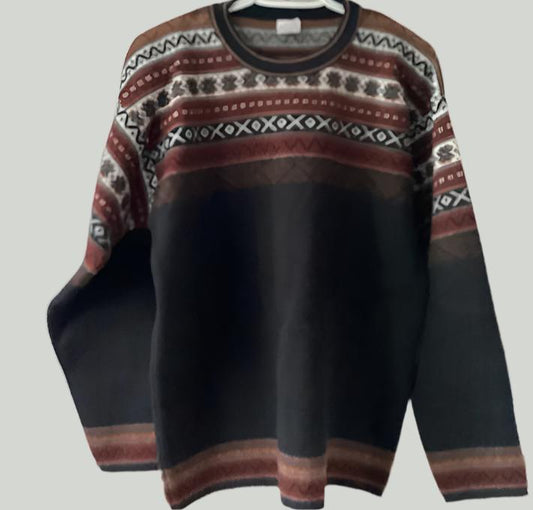 Alpaca Unisex Sweater Brown