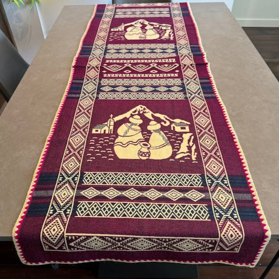 Table Runner handwoved on Looms