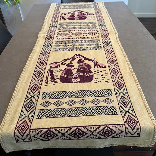 Table Runner handwoved on Looms